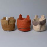 Hand-Felted Animal Planter - Aaria Tees Aaria Tees