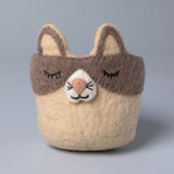 Hand-Felted Animal Planter - Aaria Tees Aaria Tees