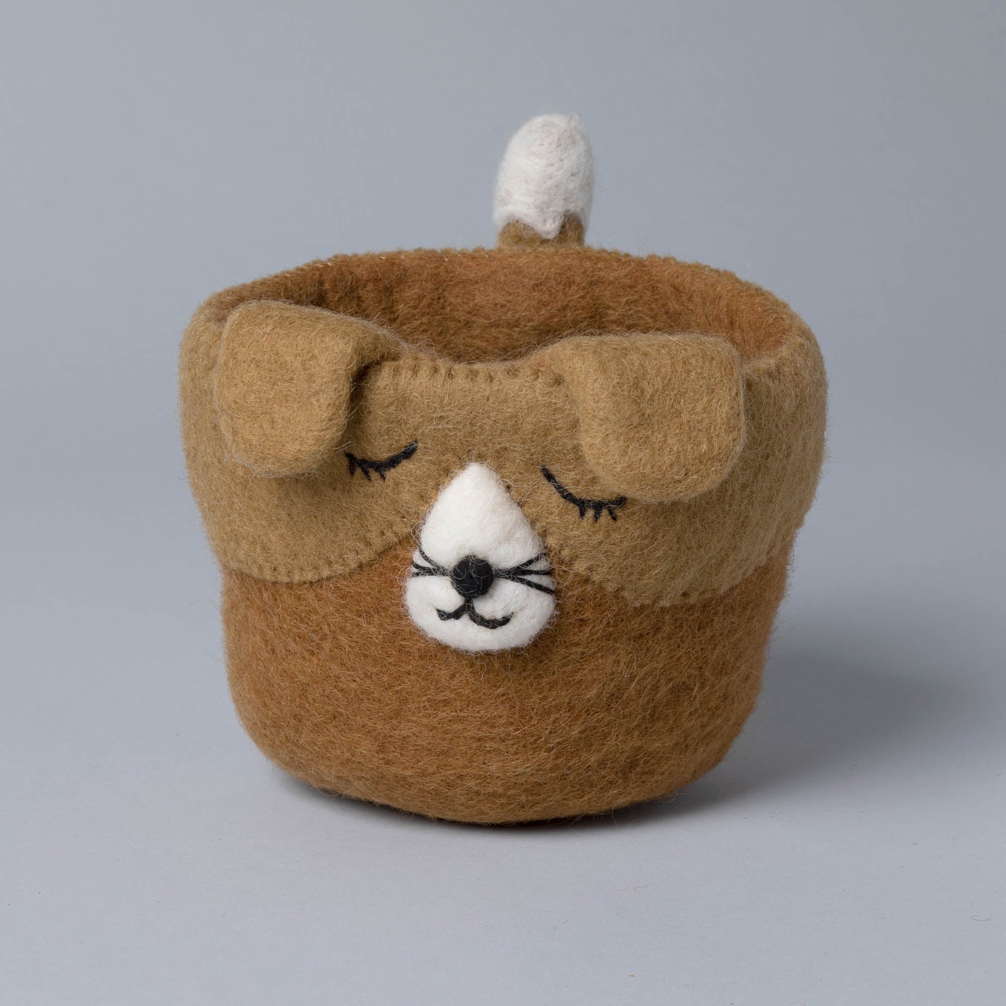 Hand-Felted Animal Planter - Aaria Tees Aaria Tees