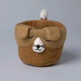Hand-Felted Animal Planter - Aaria Tees Aaria Tees