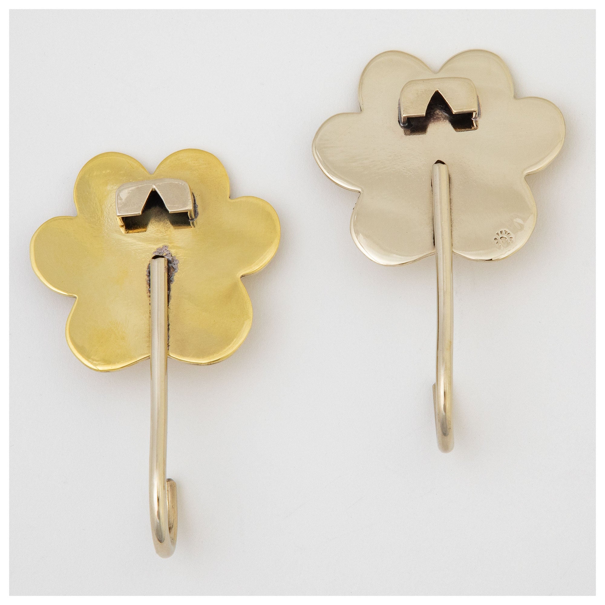 Love You Paw Print Mixed Metal Hook - Set of 2 - Aaria Tees Aaria Tees