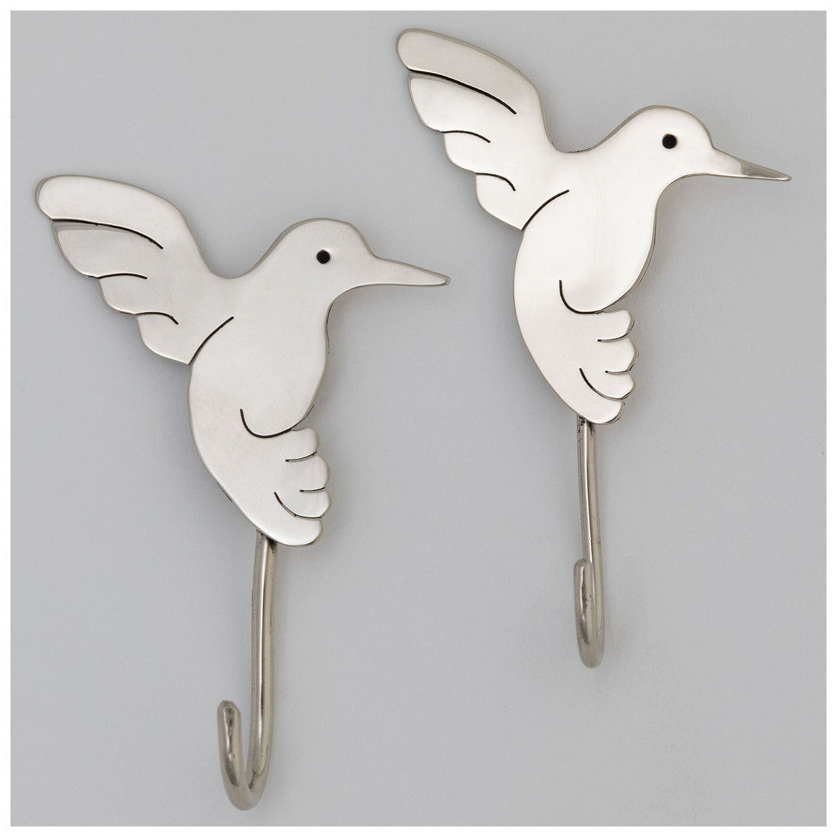 Flying Hummingbirds Mixed Metal Hook - Set of 2 - Aaria Tees