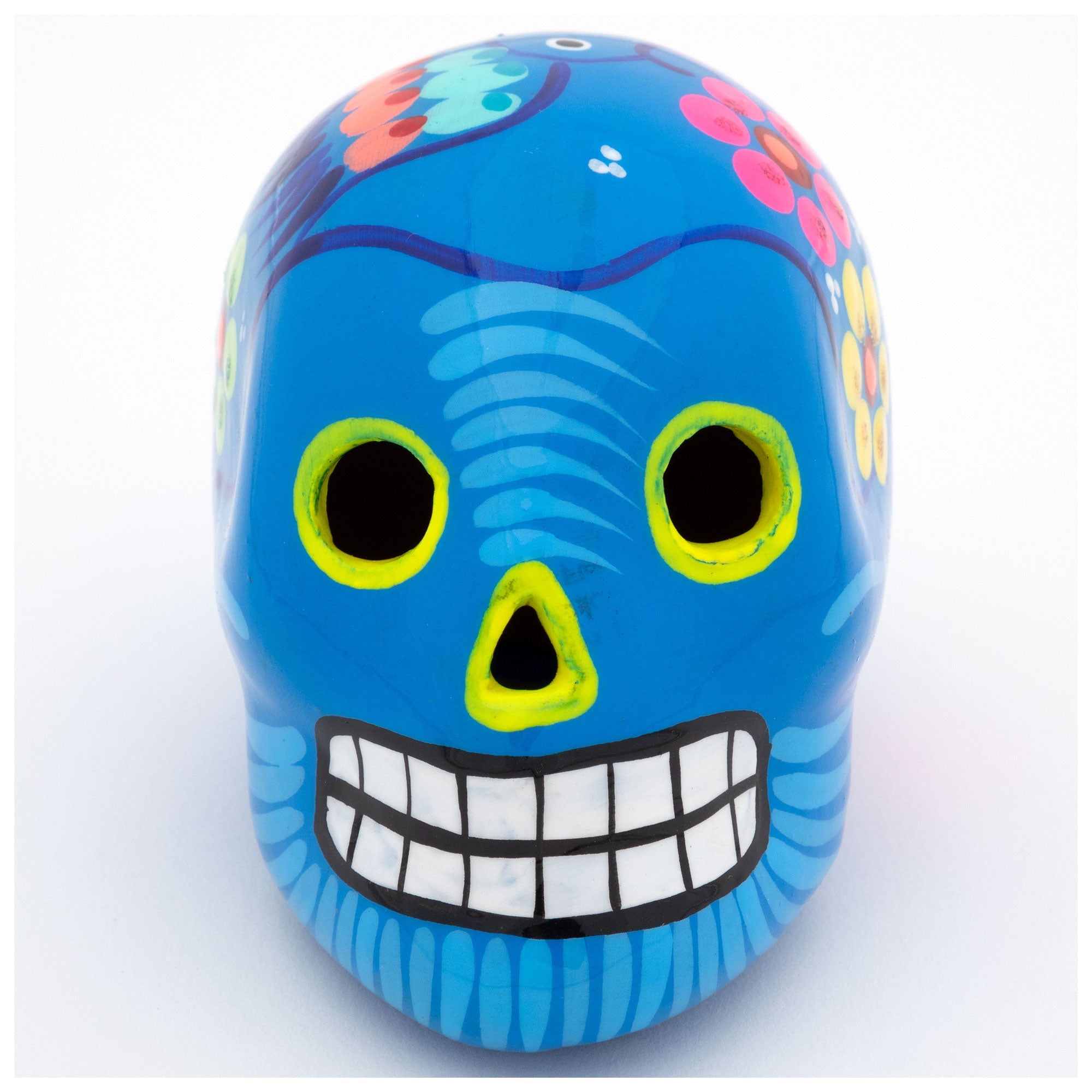Hand Painted Ceramic Skull - Aaria Tees Aaria Tees