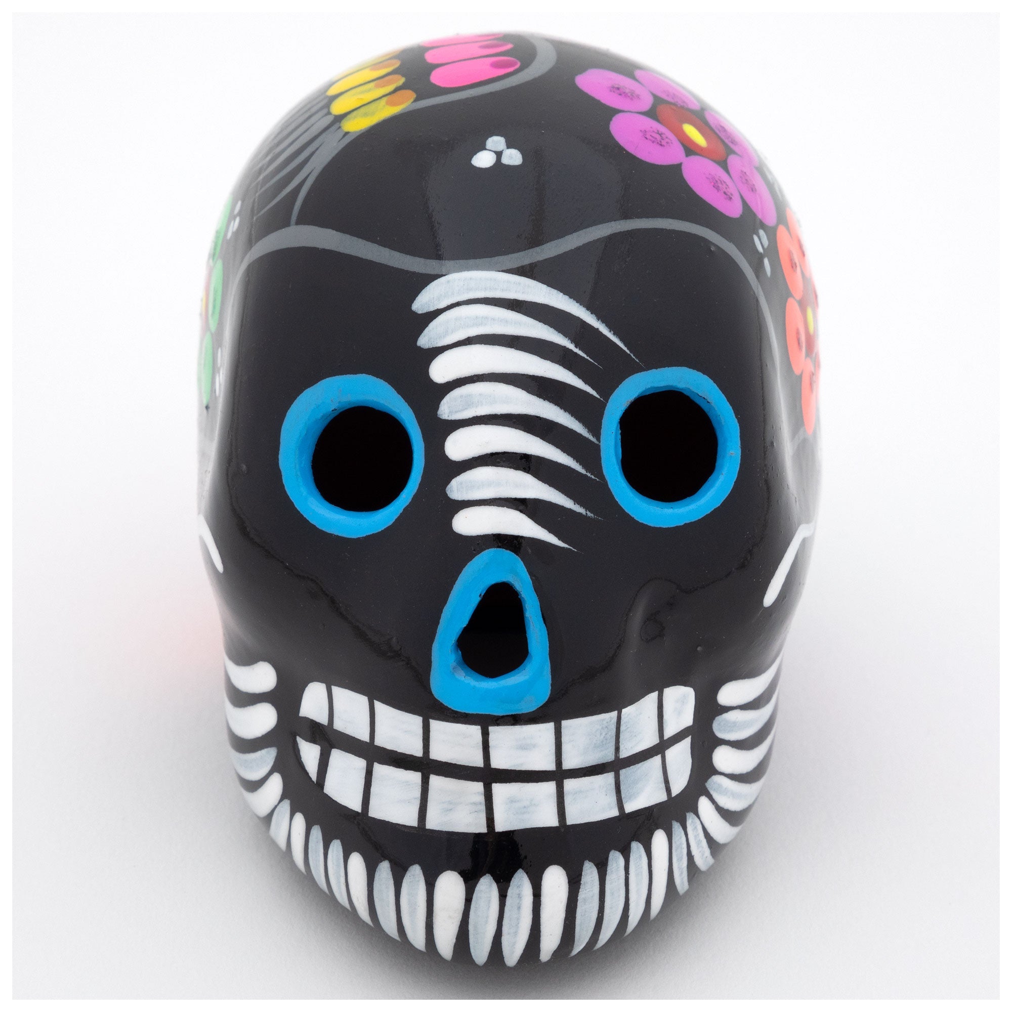 Hand Painted Ceramic Skull - Aaria Tees Aaria Tees