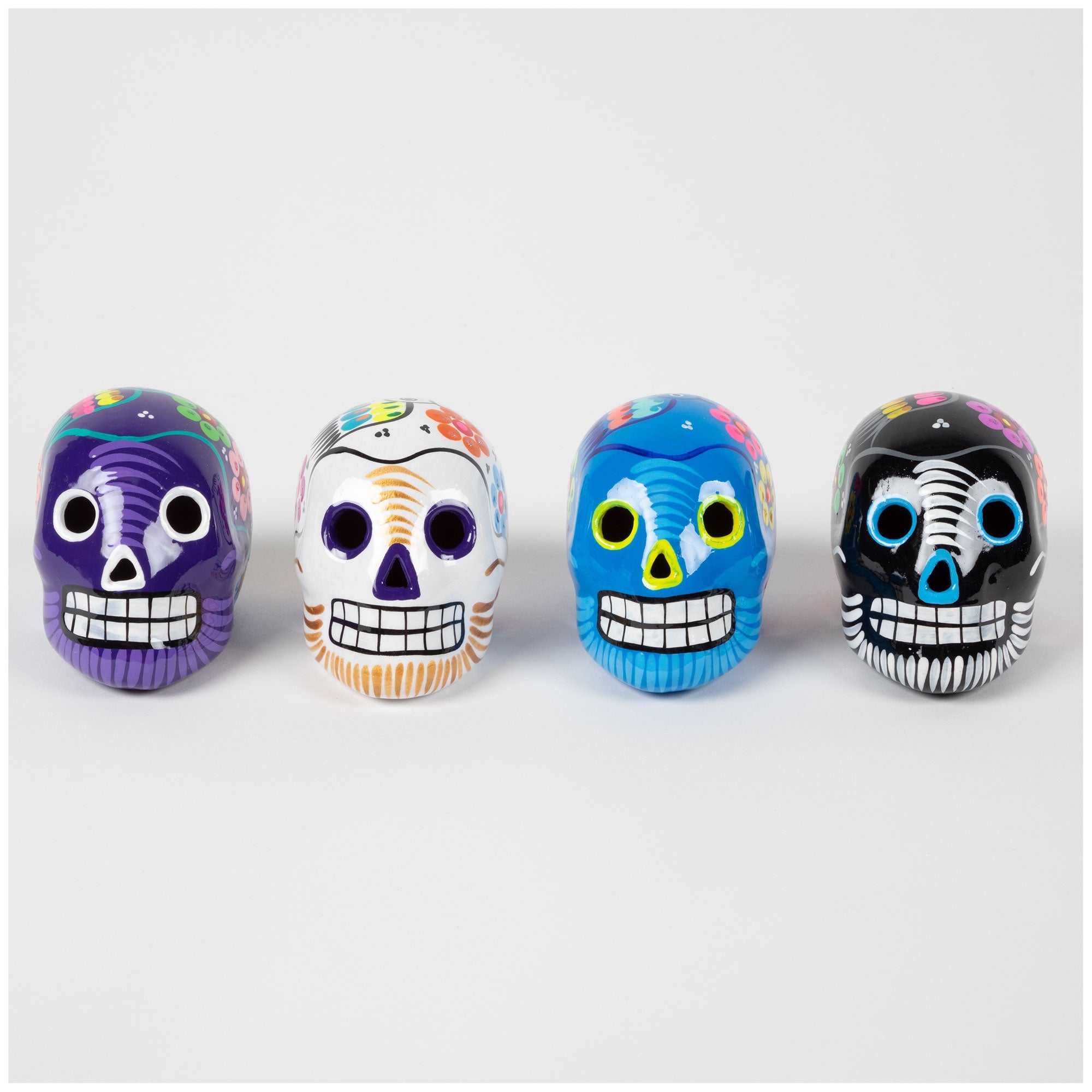 Hand Painted Ceramic Skull - Aaria Tees Aaria Tees