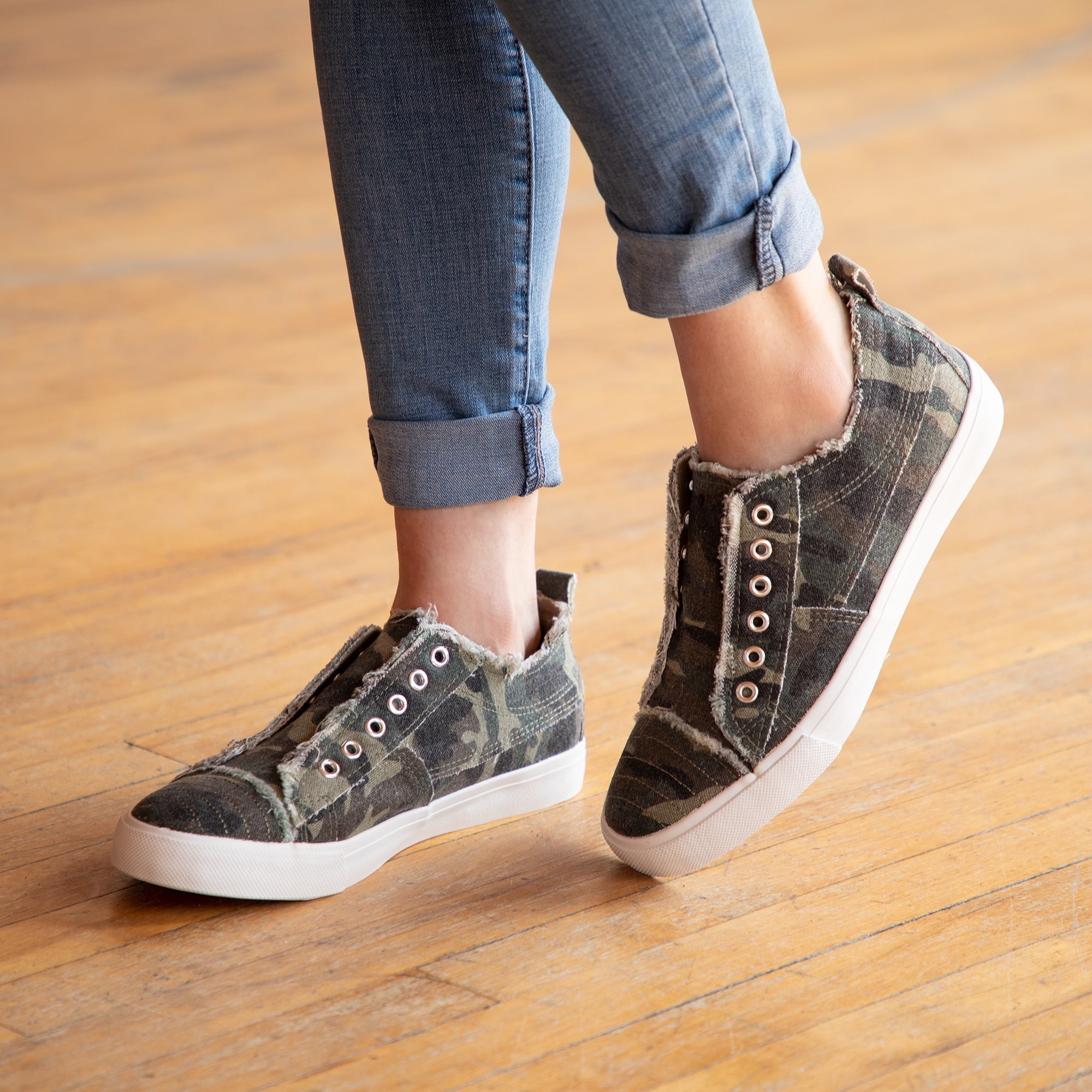 Girlie Girl&trade; Slip-On Canvas Sneakers - Aaria Tees Aaria Tees