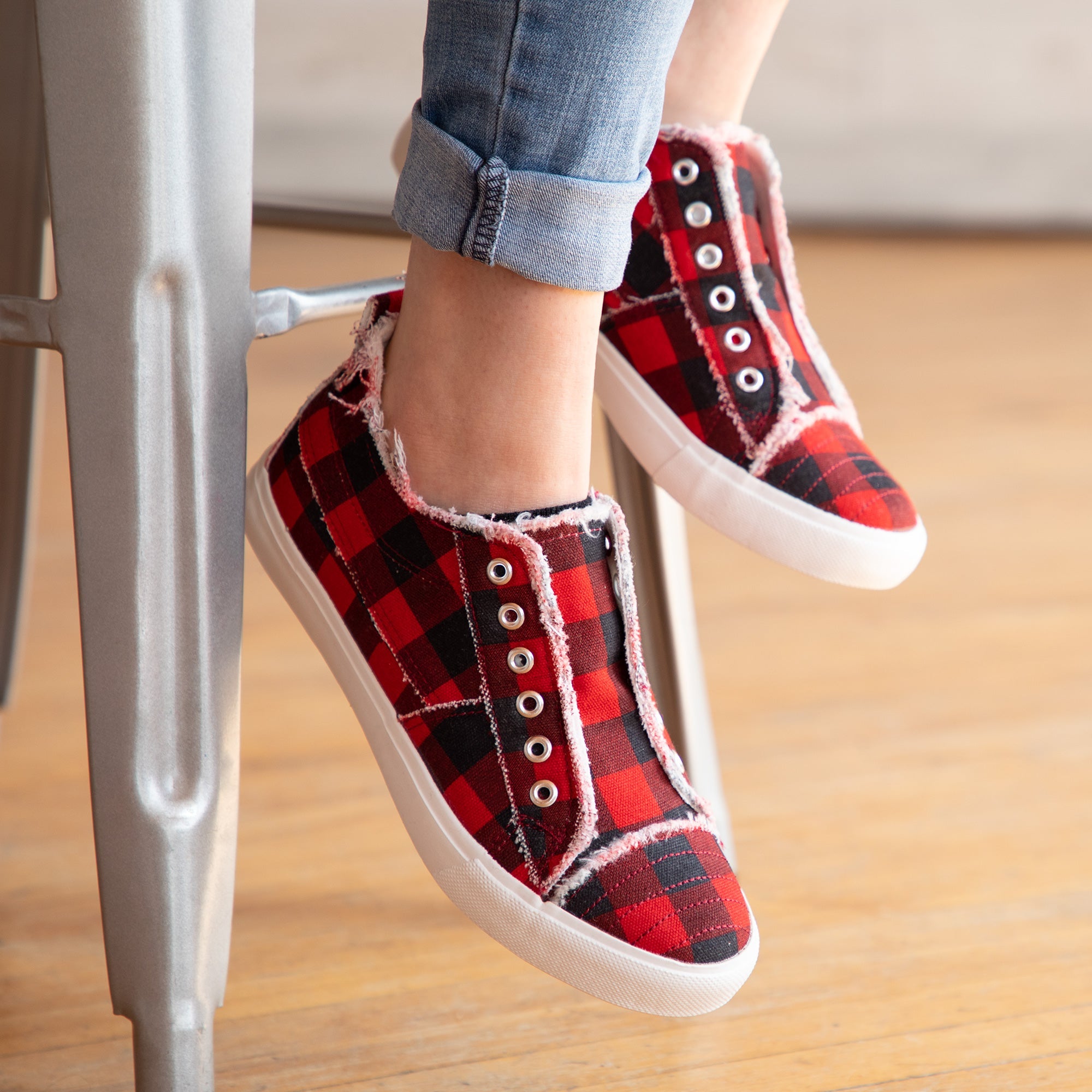 Girlie Girl&trade; Slip-On Canvas Sneakers - Aaria Tees Aaria Tees