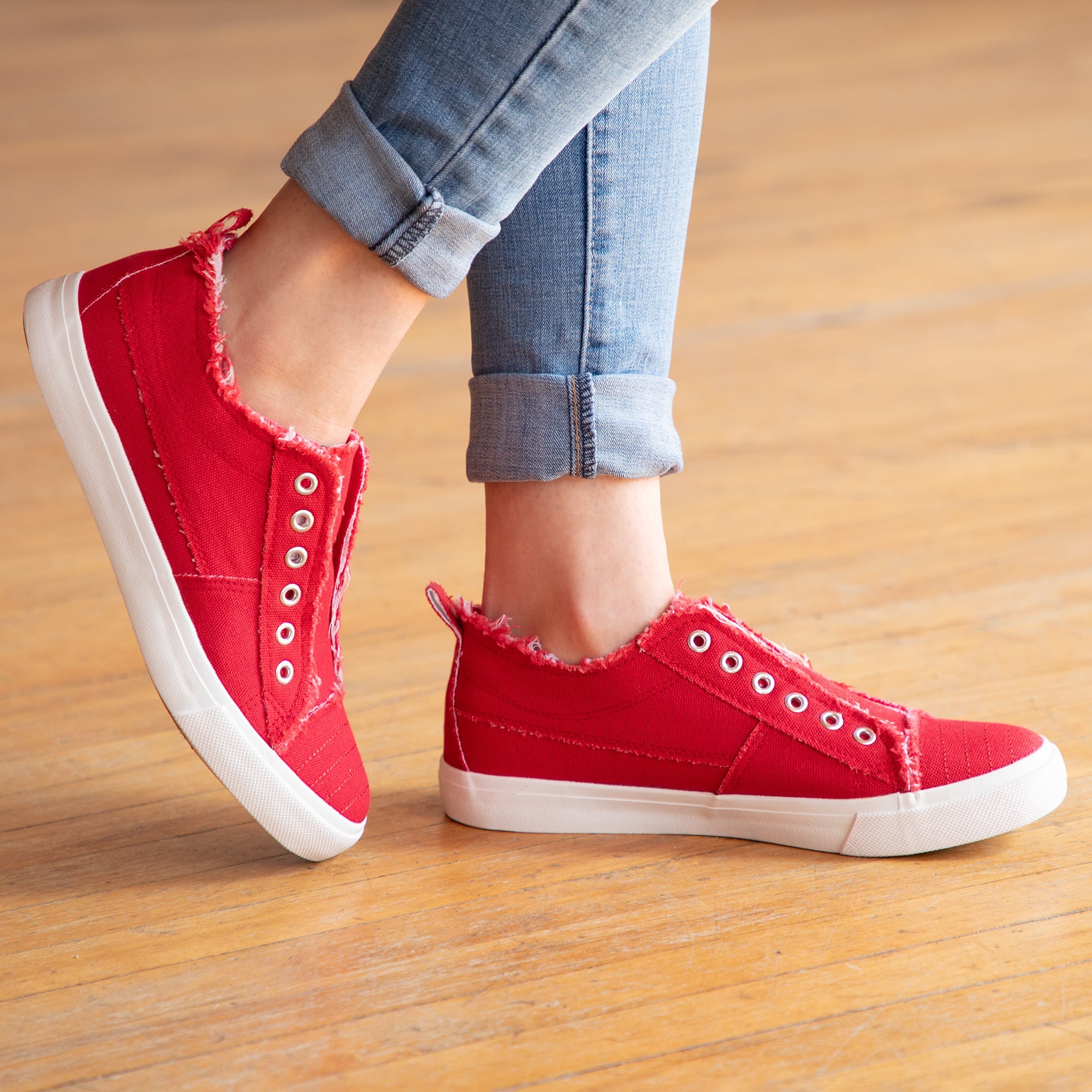 Girlie Girl&trade; Slip-On Canvas Sneakers - Aaria Tees Aaria Tees
