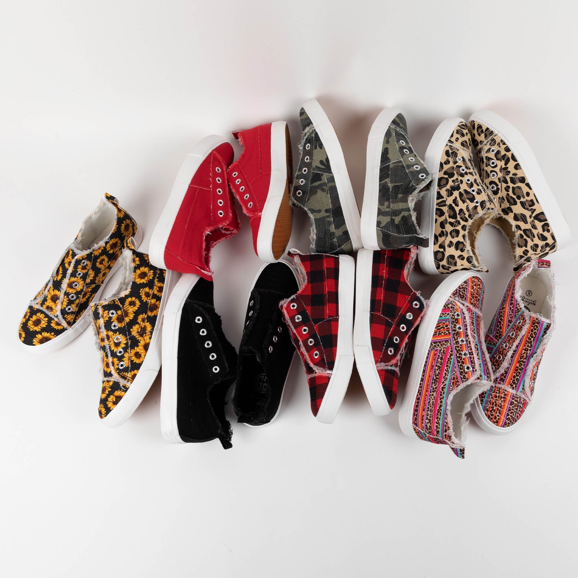 Girlie Girl&trade; Slip-On Canvas Sneakers - Aaria Tees Aaria Tees