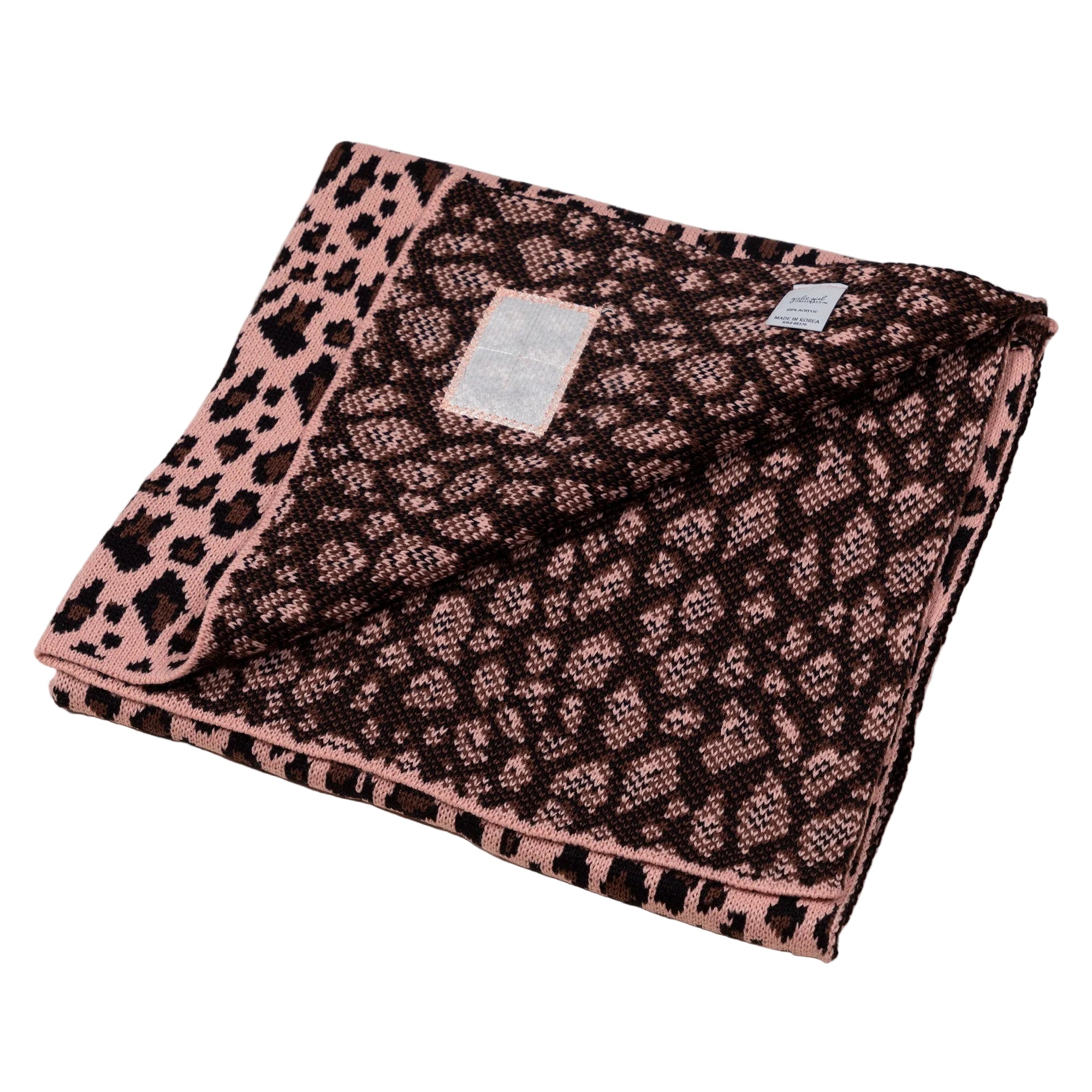 C&C&trade; Home Leopard Knit Baby Blanket - Aaria Tees Aaria Tees