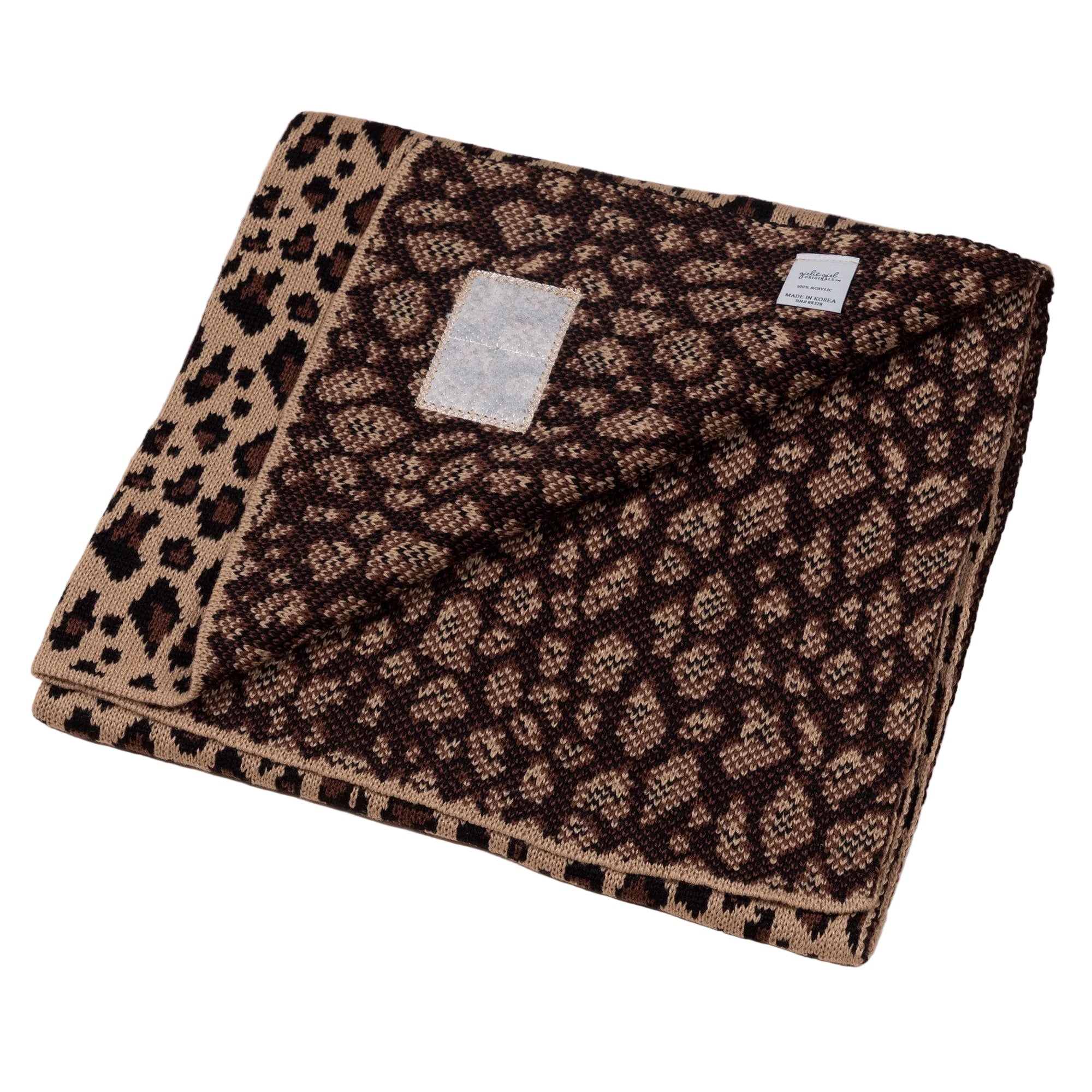 C&C&trade; Home Leopard Knit Baby Blanket - Aaria Tees Aaria Tees