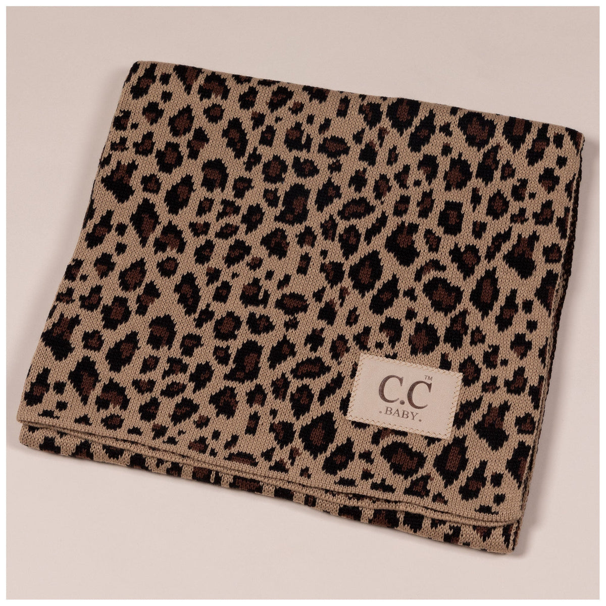 C&C&trade; Home Leopard Knit Baby Blanket - Aaria Tees