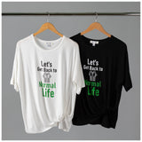 Let's Get Back Dolman Front Twist T-Shirt - Aaria Tees Aaria Tees