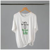 Let's Get Back Dolman Front Twist T-Shirt - Aaria Tees Aaria Tees