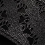 Paw Print Faux Leather Strap Sandals - Aaria Tees Aaria Tees