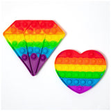 Primary Rainbow Fidget Pop-It Toy - Aaria Tees Aaria Tees