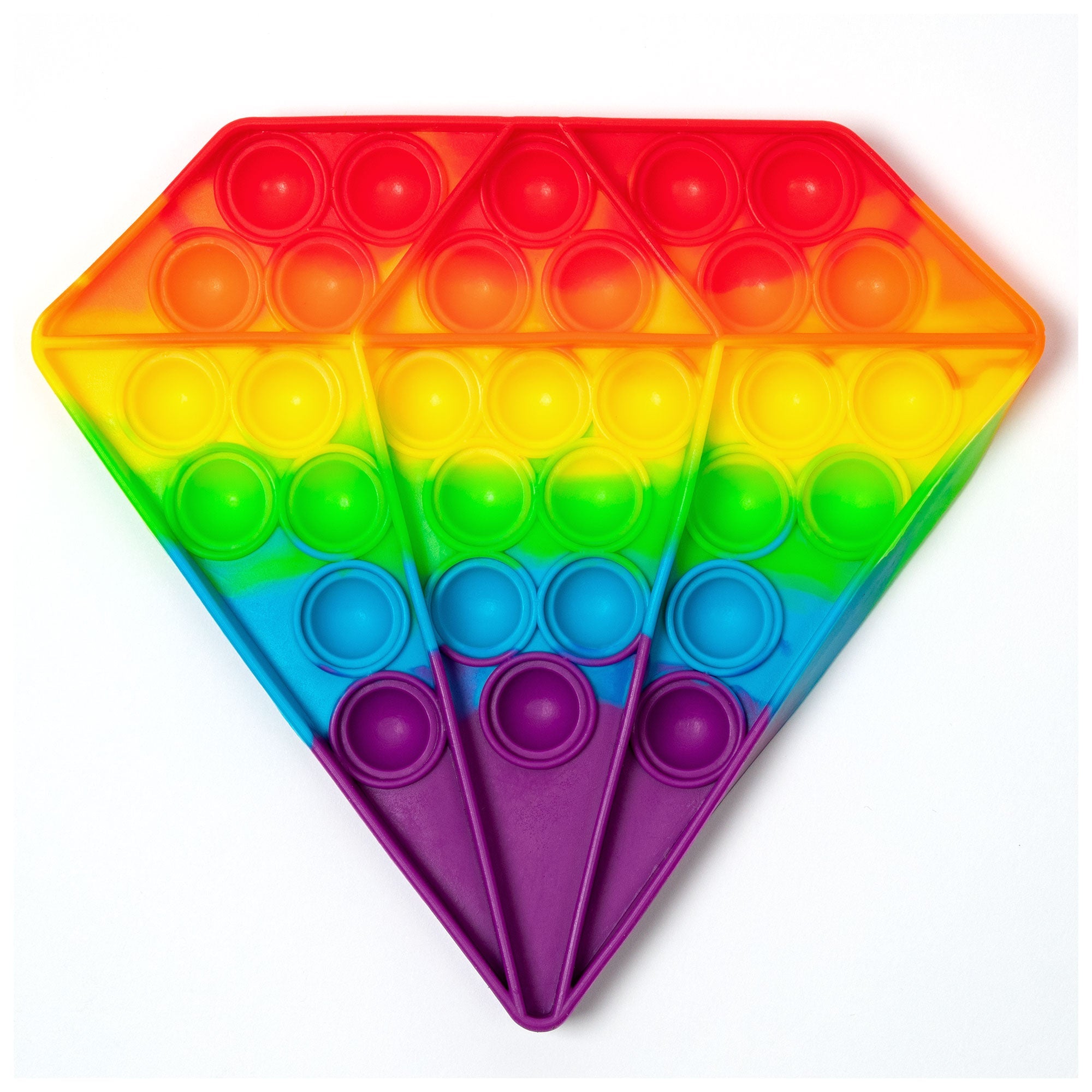 Primary Rainbow Fidget Pop-It Toy - Aaria Tees Aaria Tees