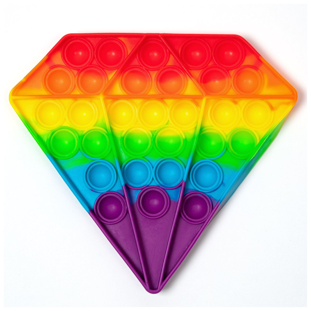 Primary Rainbow Fidget Pop-It Toy - Aaria Tees