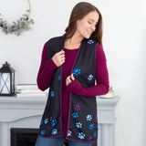 Paw Print Thick Knit Vest - Aaria Tees Aaria Tees