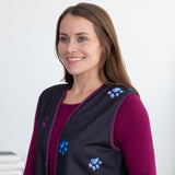 Paw Print Thick Knit Vest - Aaria Tees Aaria Tees