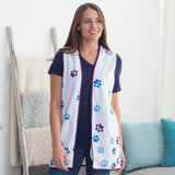 Paw Print Thick Knit Vest - Aaria Tees Aaria Tees