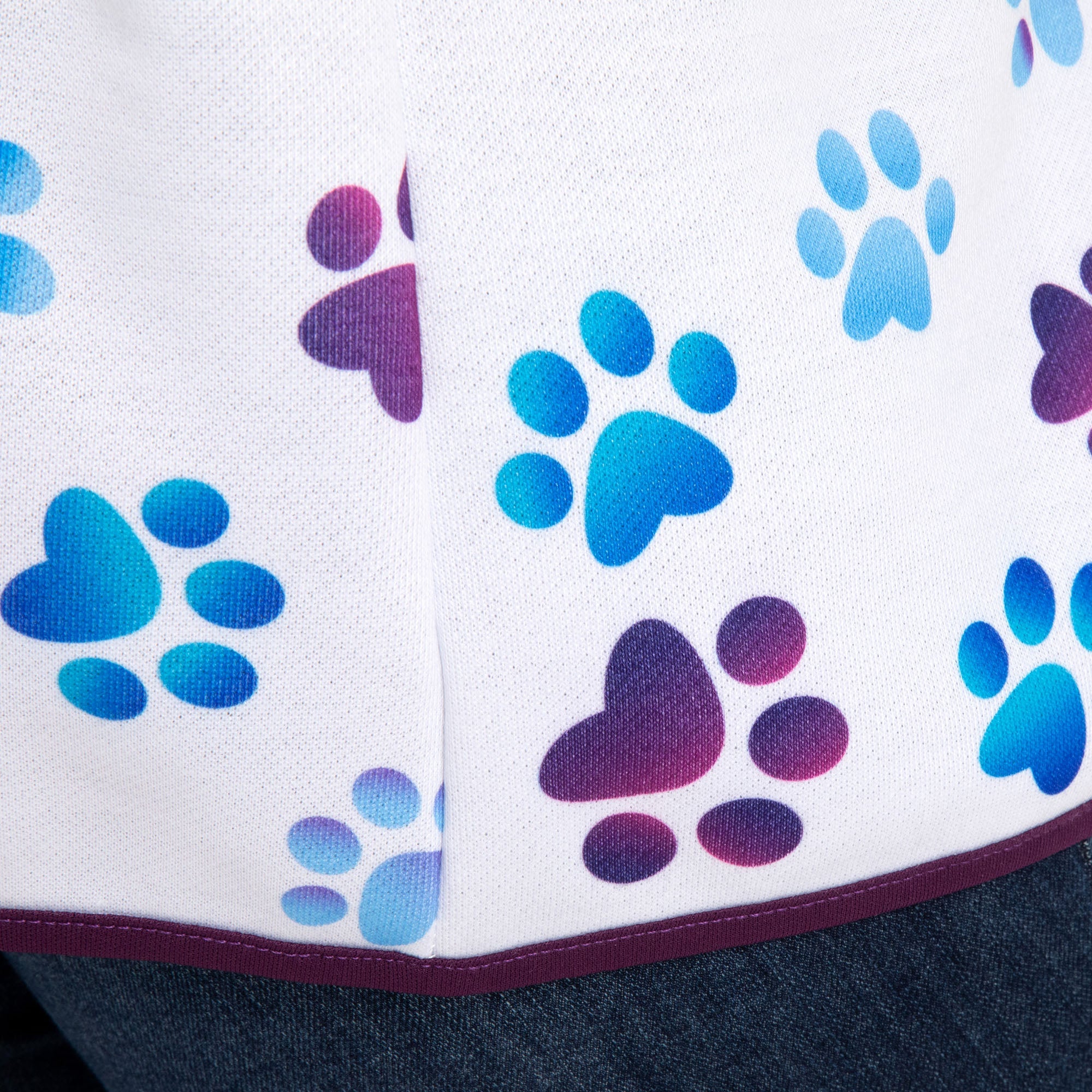 Paw Print Thick Knit Vest - Aaria Tees Aaria Tees