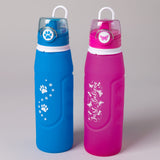 HydroGood Collapsible Silicone Water Bottle - Aaria Tees Aaria Tees