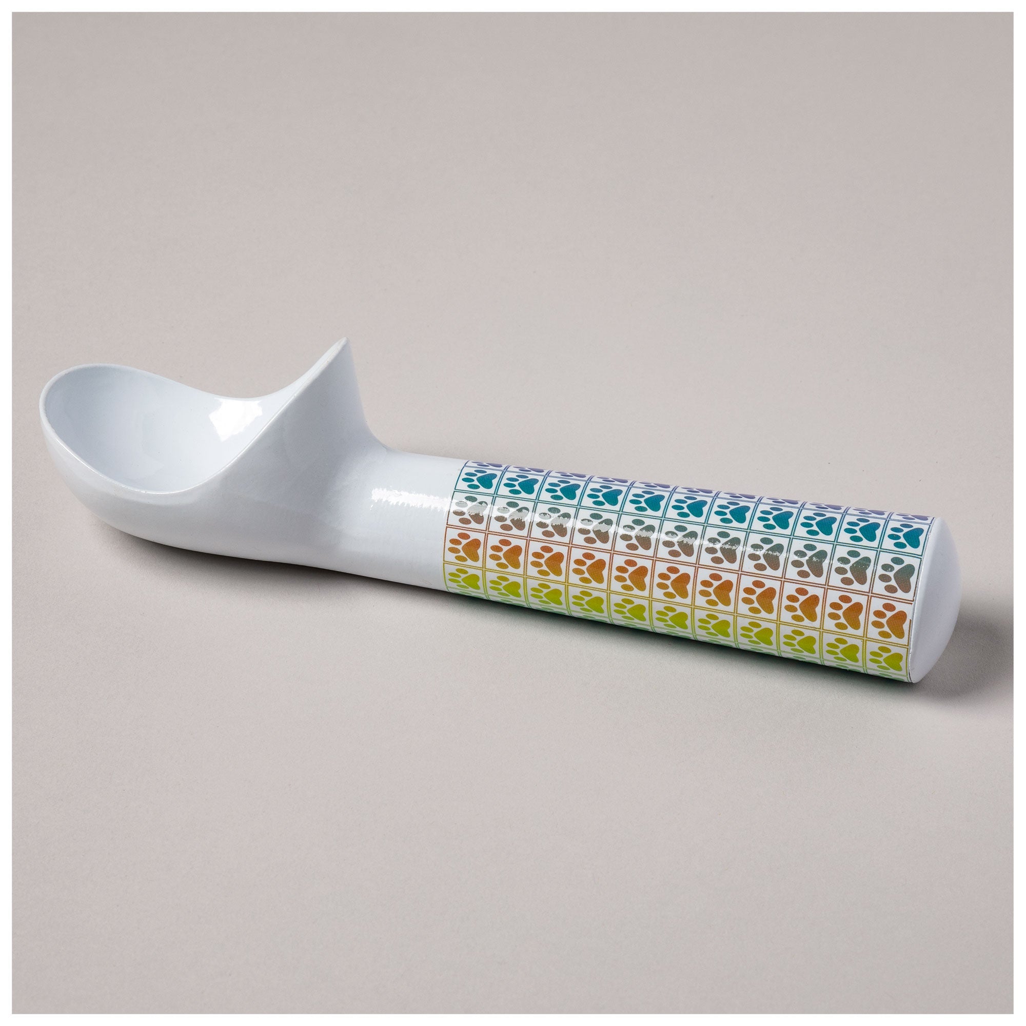 Vibrant Paw Pattern Ice Cream Scoop - Aaria Tees Aaria Tees
