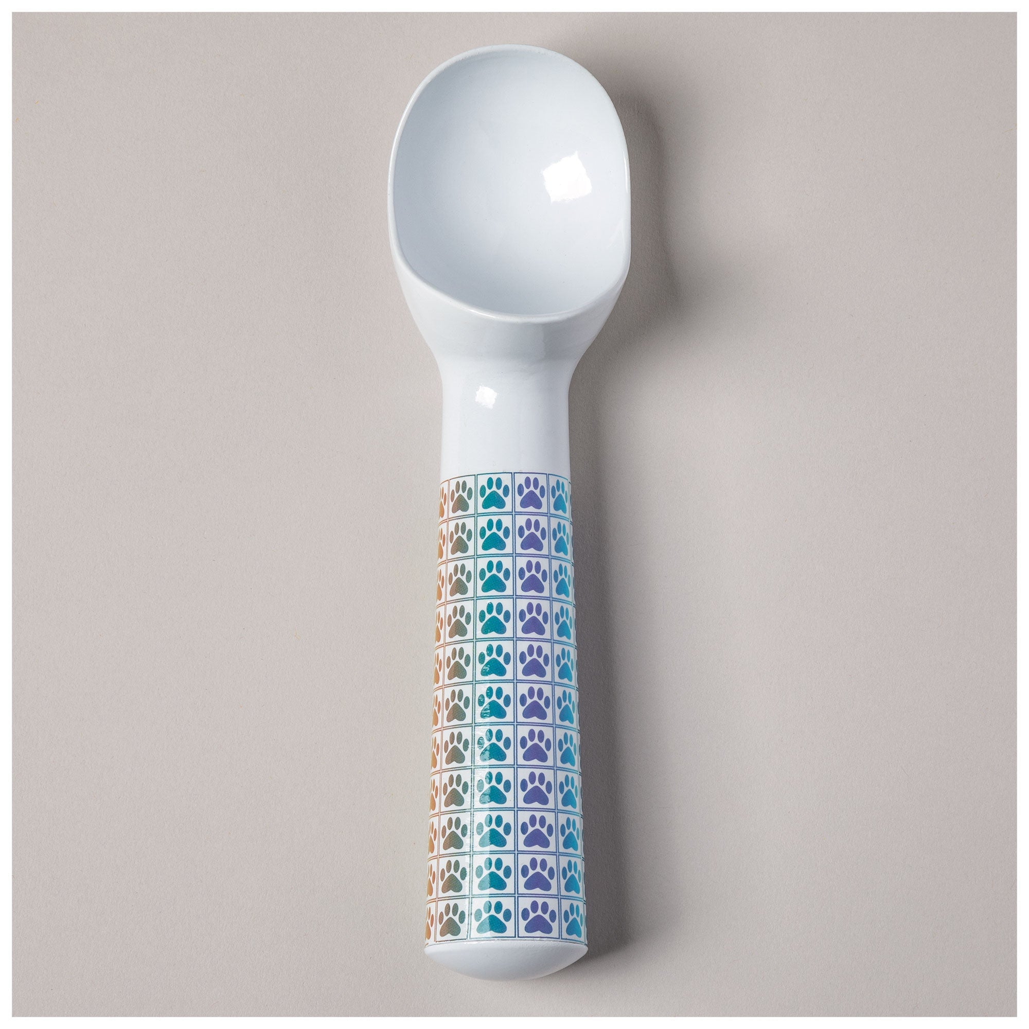 Vibrant Paw Pattern Ice Cream Scoop - Aaria Tees Aaria Tees
