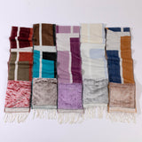 Geometric Print Pocket Scarf - Aaria Tees Aaria Tees