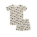 S'more to Love (Short PJ Set) - Blue - Aaria Tees Aaria Tees