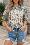 Pink Camo Woodland LOVE LIKE JESUS Casual Tee Aaria Tees