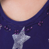 Diagonal Stars & Stripes Sleeveless Long Dress - Aaria Tees Aaria Tees