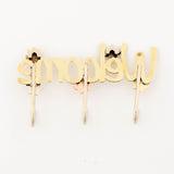 Welcome Paw Print Mixed Metal Sign with Hooks - Aaria Tees Aaria Tees