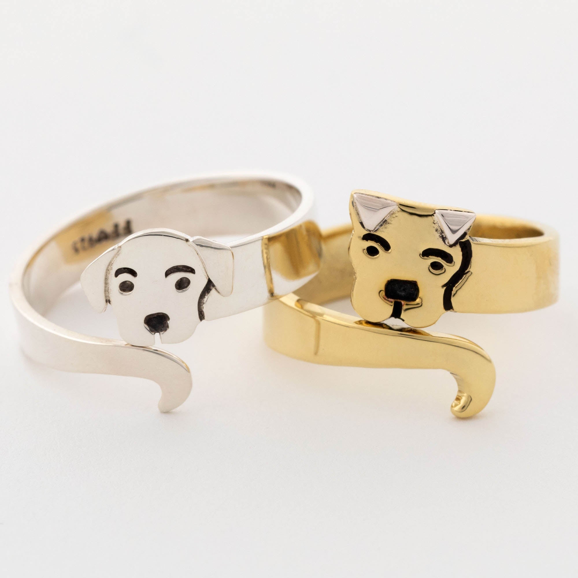 Sweet Dog Hugger Ring - Aaria Tees Aaria Tees