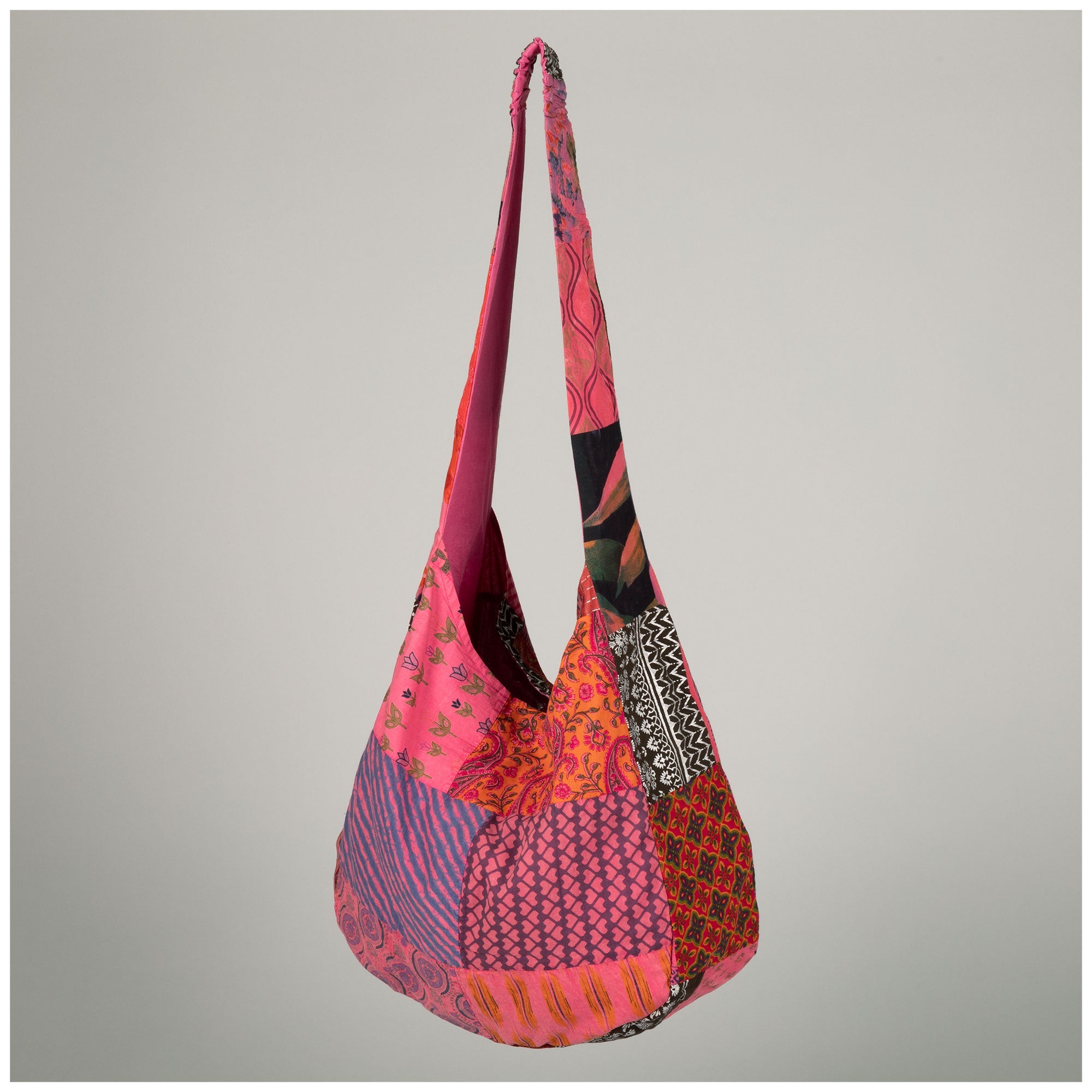 Handmade Patchwork Hobo Bag - Aaria Tees Aaria Tees
