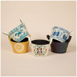Hand Painted Folklore Recycled Rubber Planter - Aaria Tees Aaria Tees
