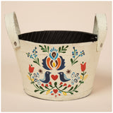 Hand Painted Folklore Recycled Rubber Planter - Aaria Tees Aaria Tees