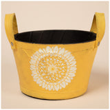 Hand Painted Folklore Recycled Rubber Planter - Aaria Tees Aaria Tees