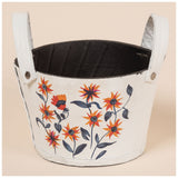 Hand Painted Folklore Recycled Rubber Planter - Aaria Tees Aaria Tees