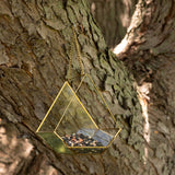 Open Air Glass Bird House - Aaria Tees Aaria Tees