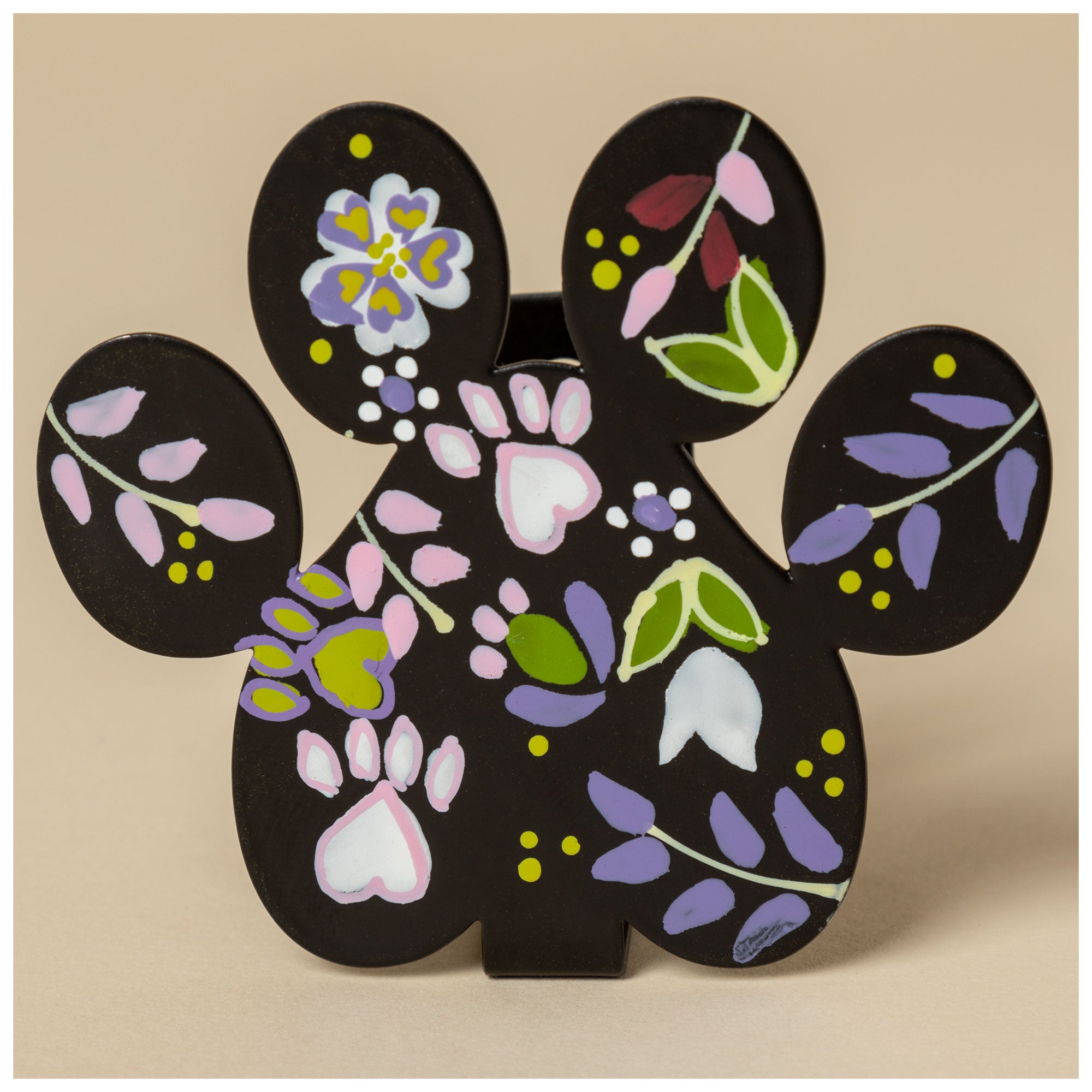 Hand Painted Paw Print Wall Hook - Aaria Tees Aaria Tees