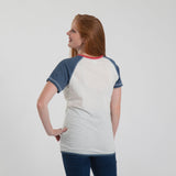 Patriotic Paw Raglan Tee - Aaria Tees Aaria Tees