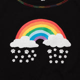 Paw Print Rainbow Short Sleeve T-Shirt - Aaria Tees Aaria Tees