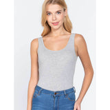 Women's Scoop Neck Tank Bodysuit - Aaria Tees Aaria Tees