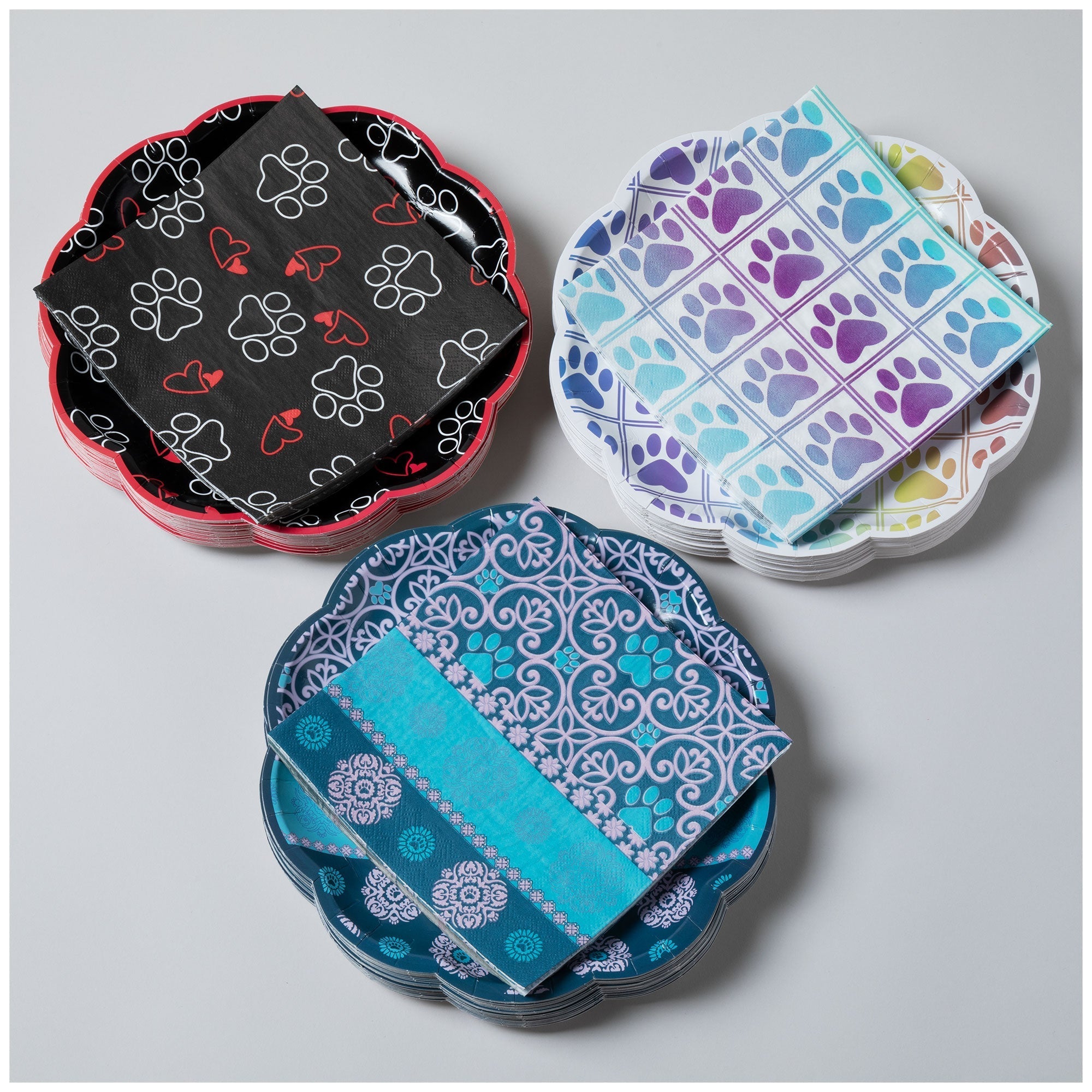 Pawfect Occasion Paper Plates & Napkins - Aaria Tees Aaria Tees