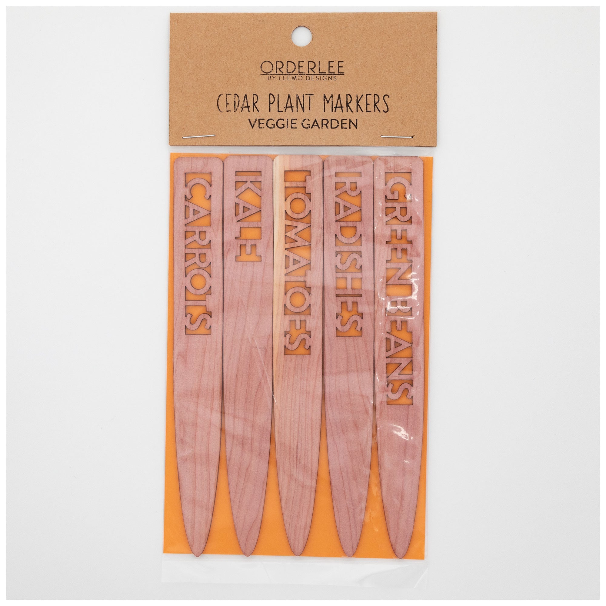 Cedar Plant Markers - Set of 5 - Aaria Tees Aaria Tees