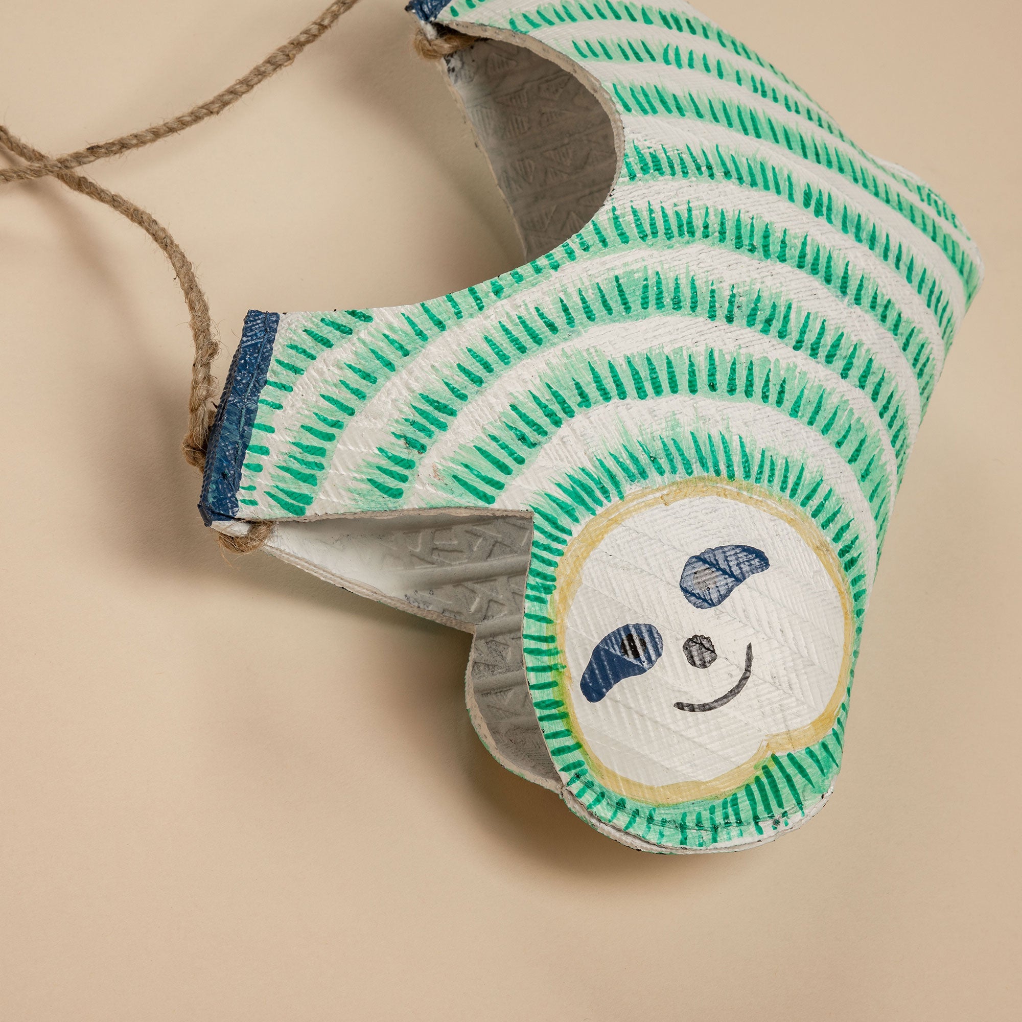 Hand Painted Upcycled Sloth Planter - Aaria Tees Aaria Tees