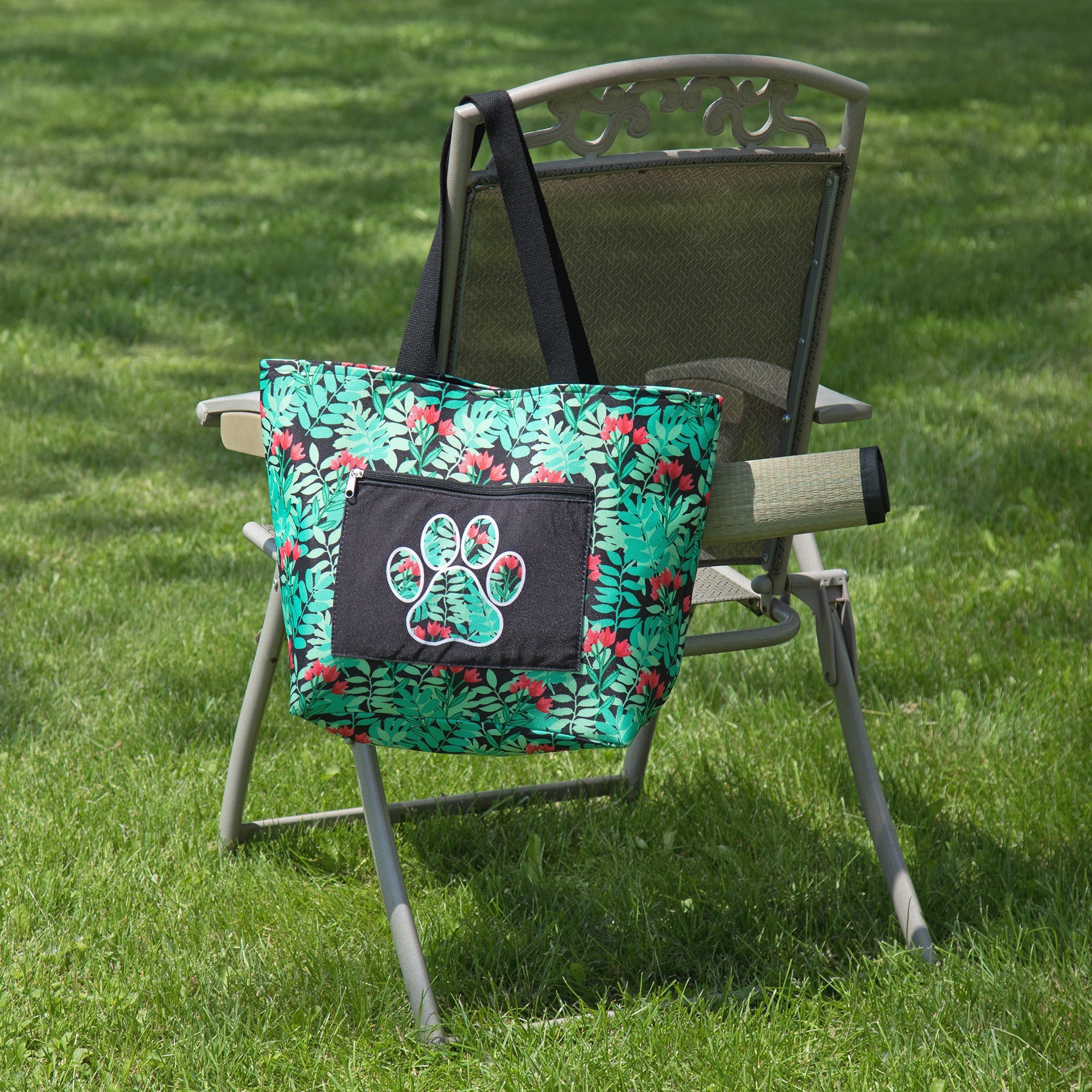 Beach Bag & Straw Mat - Aaria Tees Aaria Tees