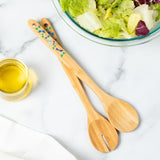 Bamboo Serving Spoon Set - Set of 2 - Aaria Tees Aaria Tees